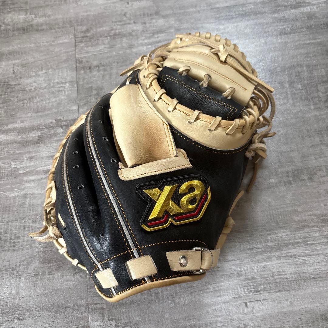 XANAXキャッチャーミット 黒/ベージュ