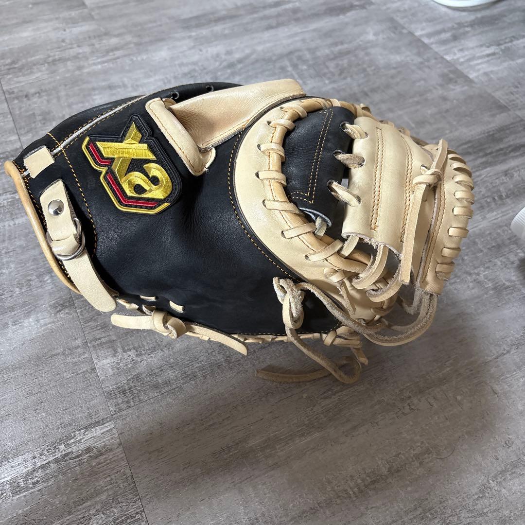 XANAXキャッチャーミット 黒/ベージュ