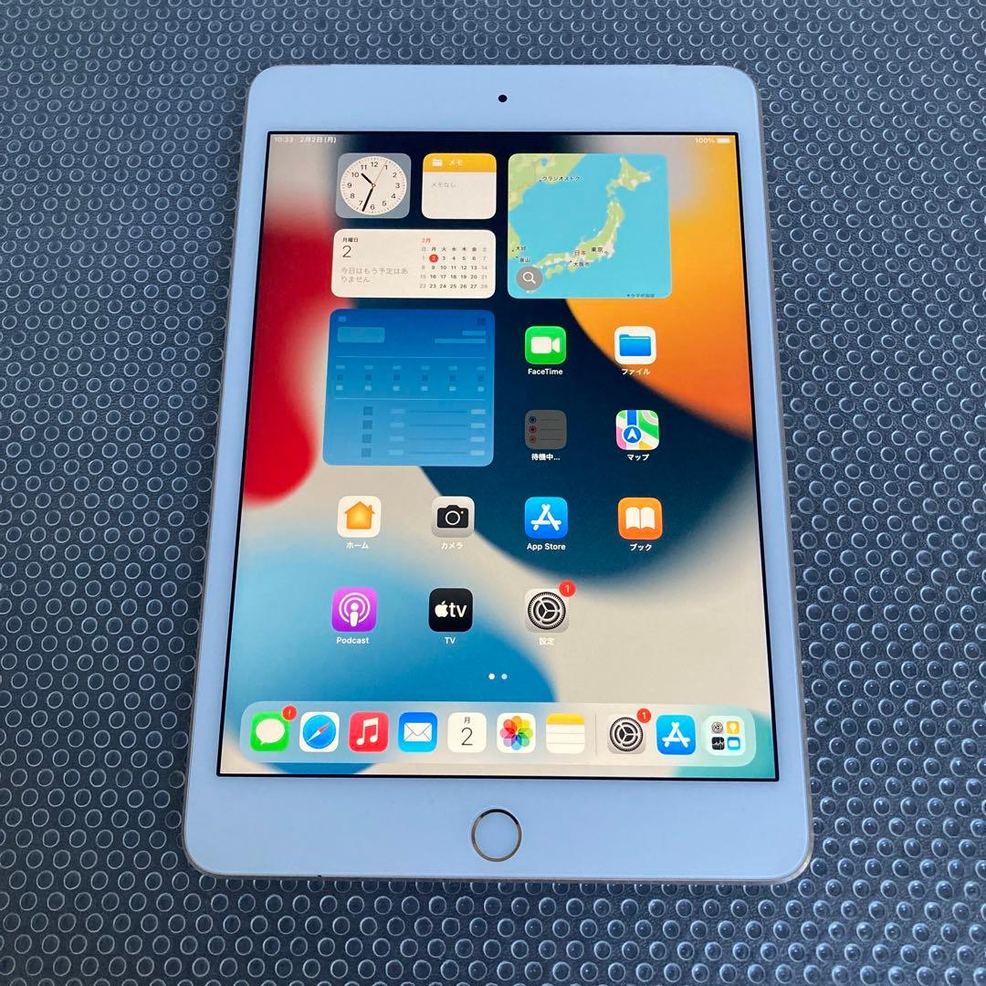 4044 美品☆電池最良好☆iPad mini4 128GB SIMフリー☆