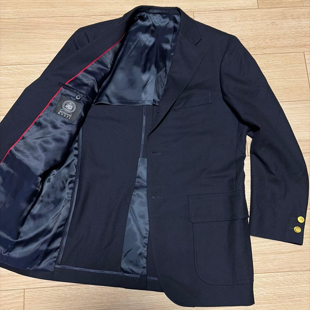 【美品】J.PRESS 紺ブレザー テーラードジャケット3B 金ボタン M