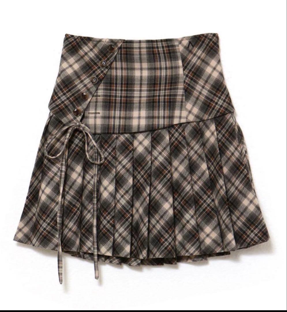 スカート Jade highwaist mini skirt andmary