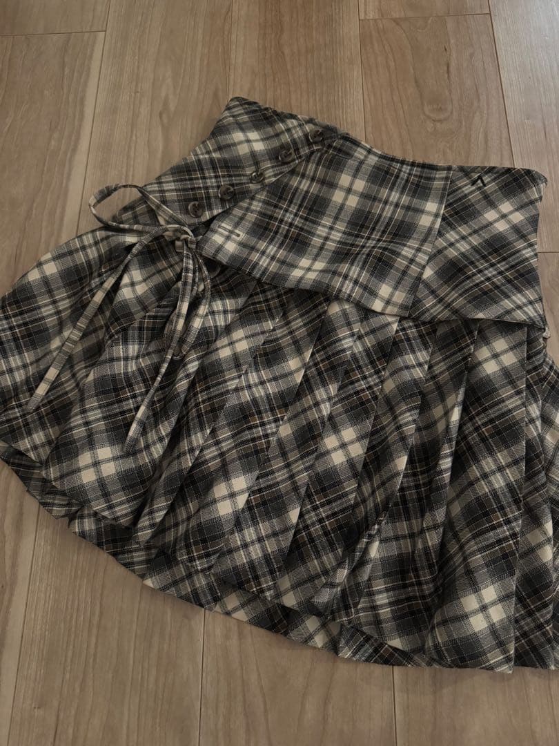 スカート Jade highwaist mini skirt andmary