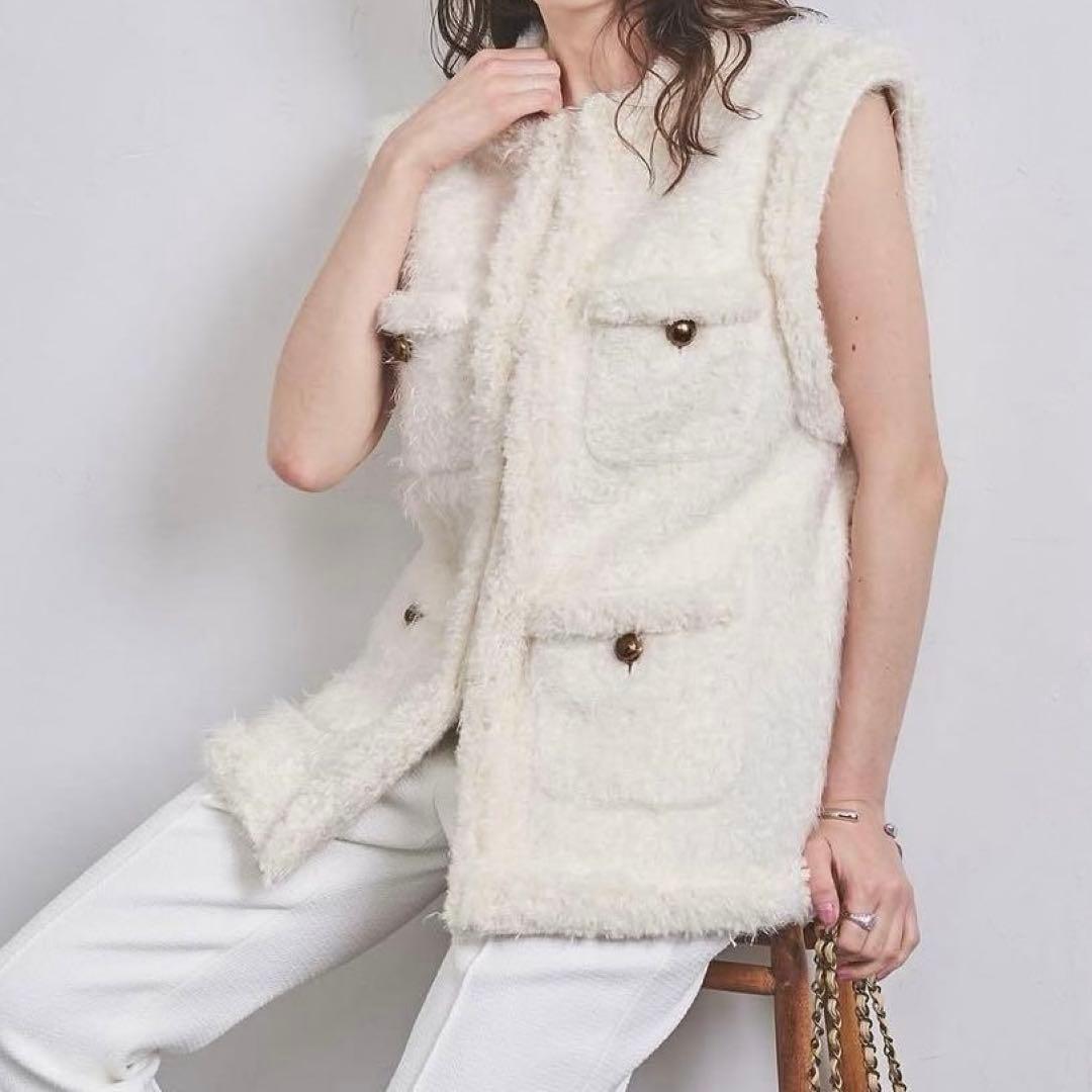 UNITED ARROWS GIOLICA ツイードベスト 36