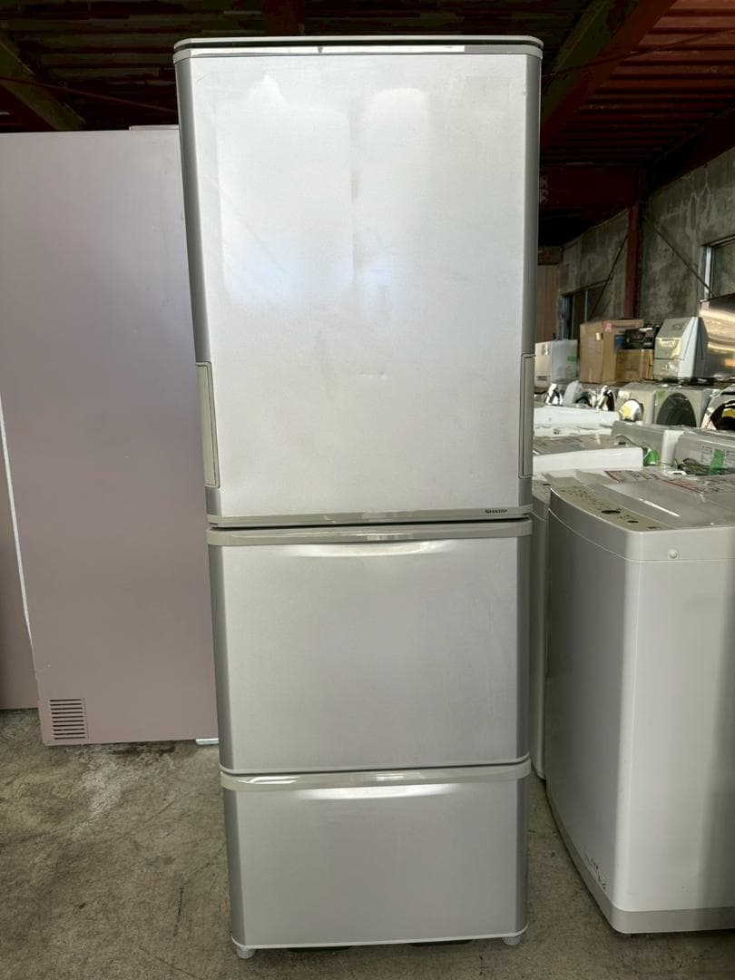 大阪送料無料★3か月保障付★冷蔵庫★2019年★SJ-W352E-S★R-913