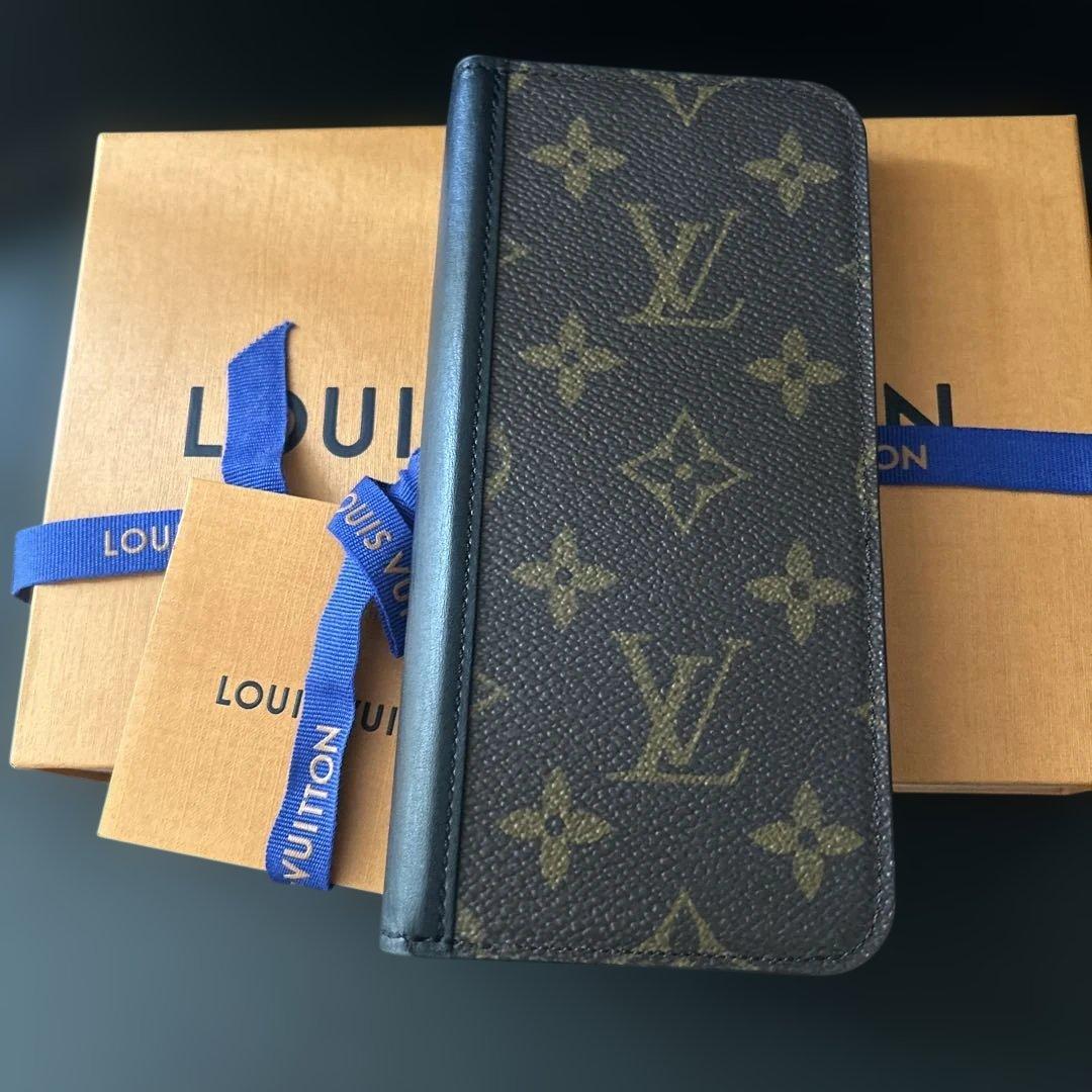 LOUISVUITTON IPH.11 FOLIO MNG NOIR 美品
