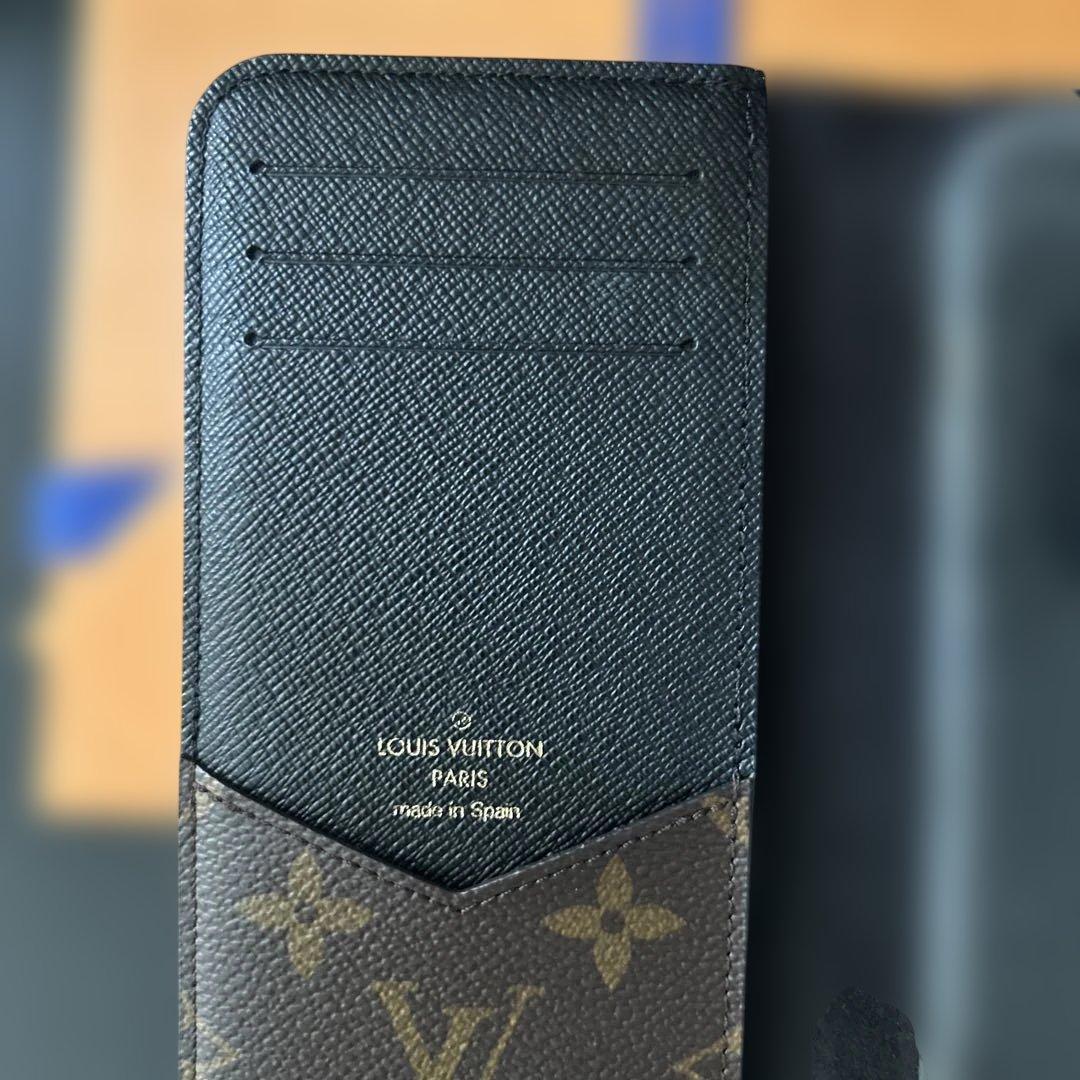 LOUISVUITTON IPH.11 FOLIO MNG NOIR 美品