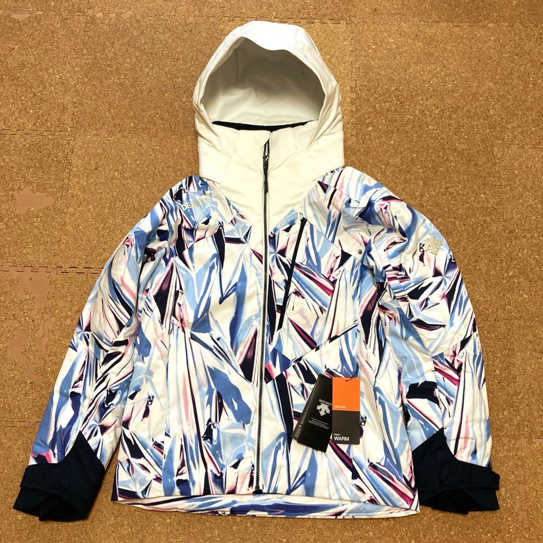 【未使用】デサントdescentスキーウェア スキー スノボジャケットMメンズ白