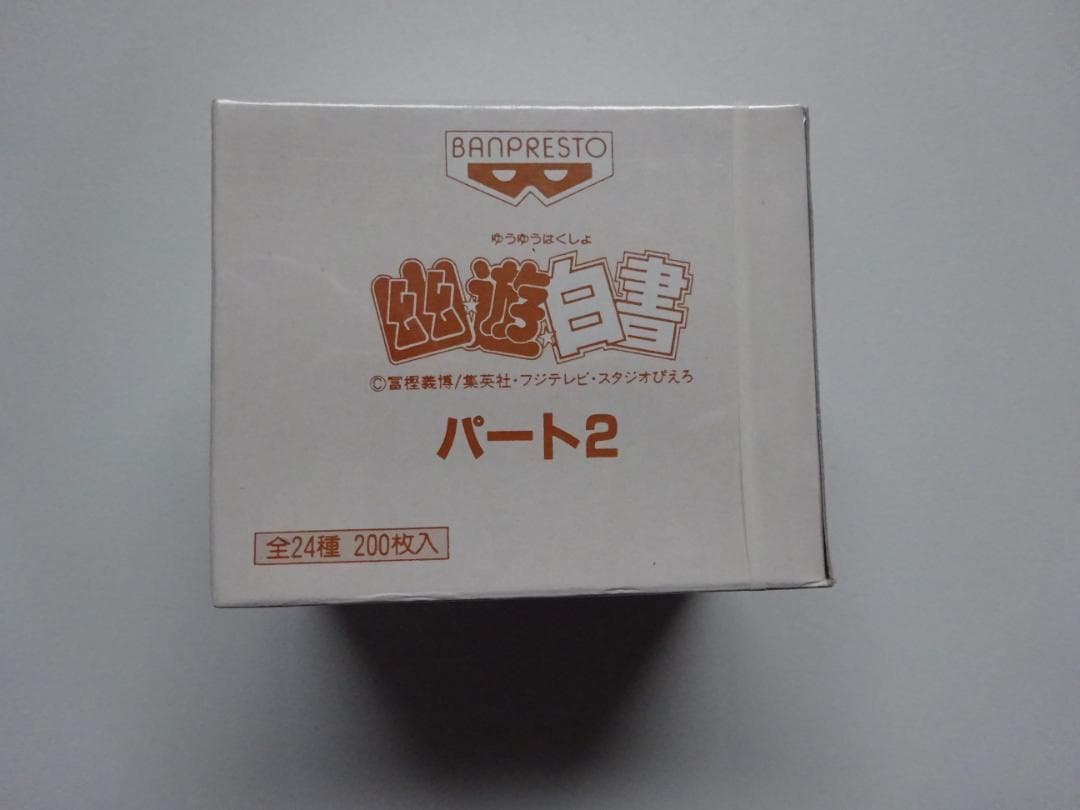 【PSA10レベル200枚入】幽遊白書 バンプレスト パート2 カードダス