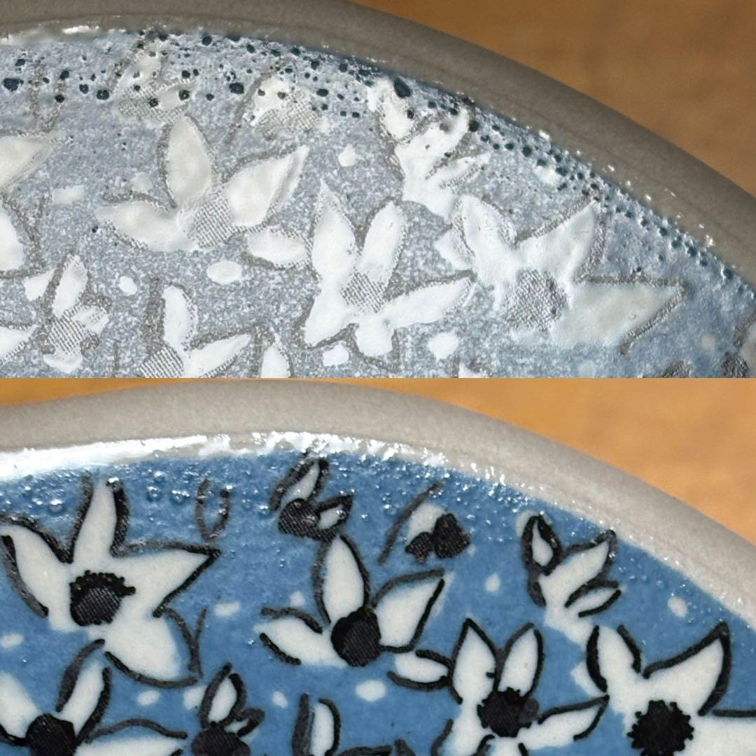 【希少カラー】ARABIA アラビア ヘルヤ \"Valkovuokot\" 陶板画