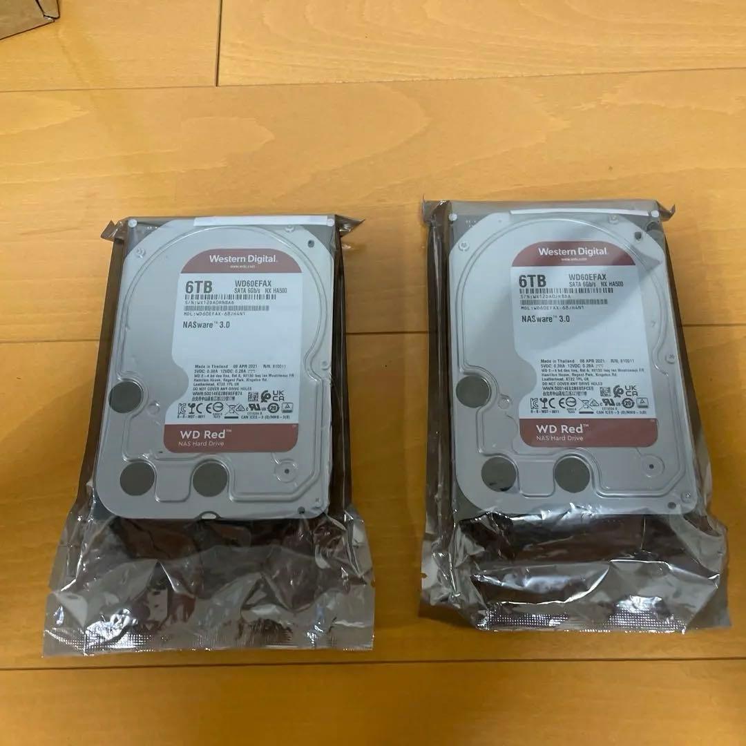 Synology DiskStation DS220j 本体+6TBHDD×2