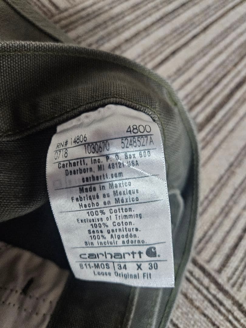 Carhartt ペインターパンツ　34x30 MOS