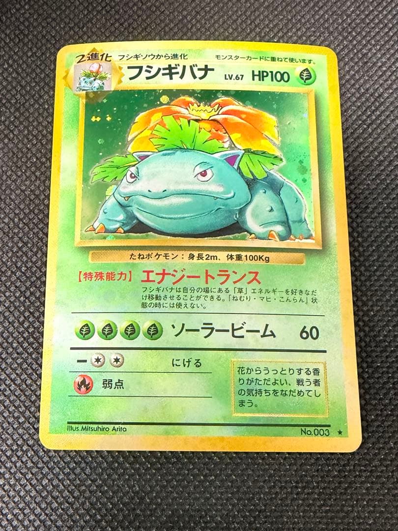 2枚セット 旧裏 カメックス フシギバナ ポケモンカード 初期