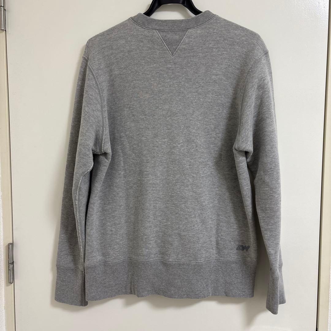 美品　LOOPWHEELER トレーナー グレー MEDIUM ループウィラー