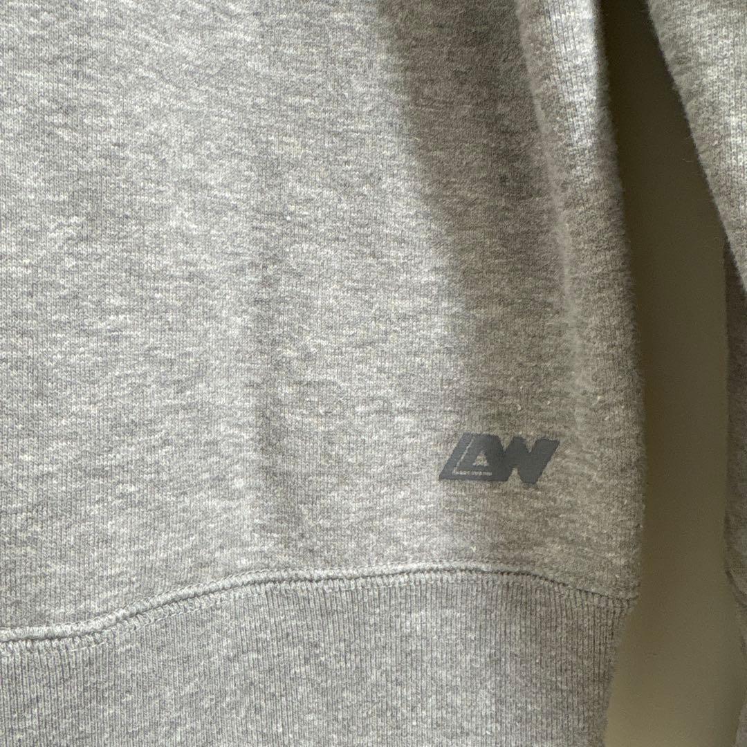 美品　LOOPWHEELER トレーナー グレー MEDIUM ループウィラー