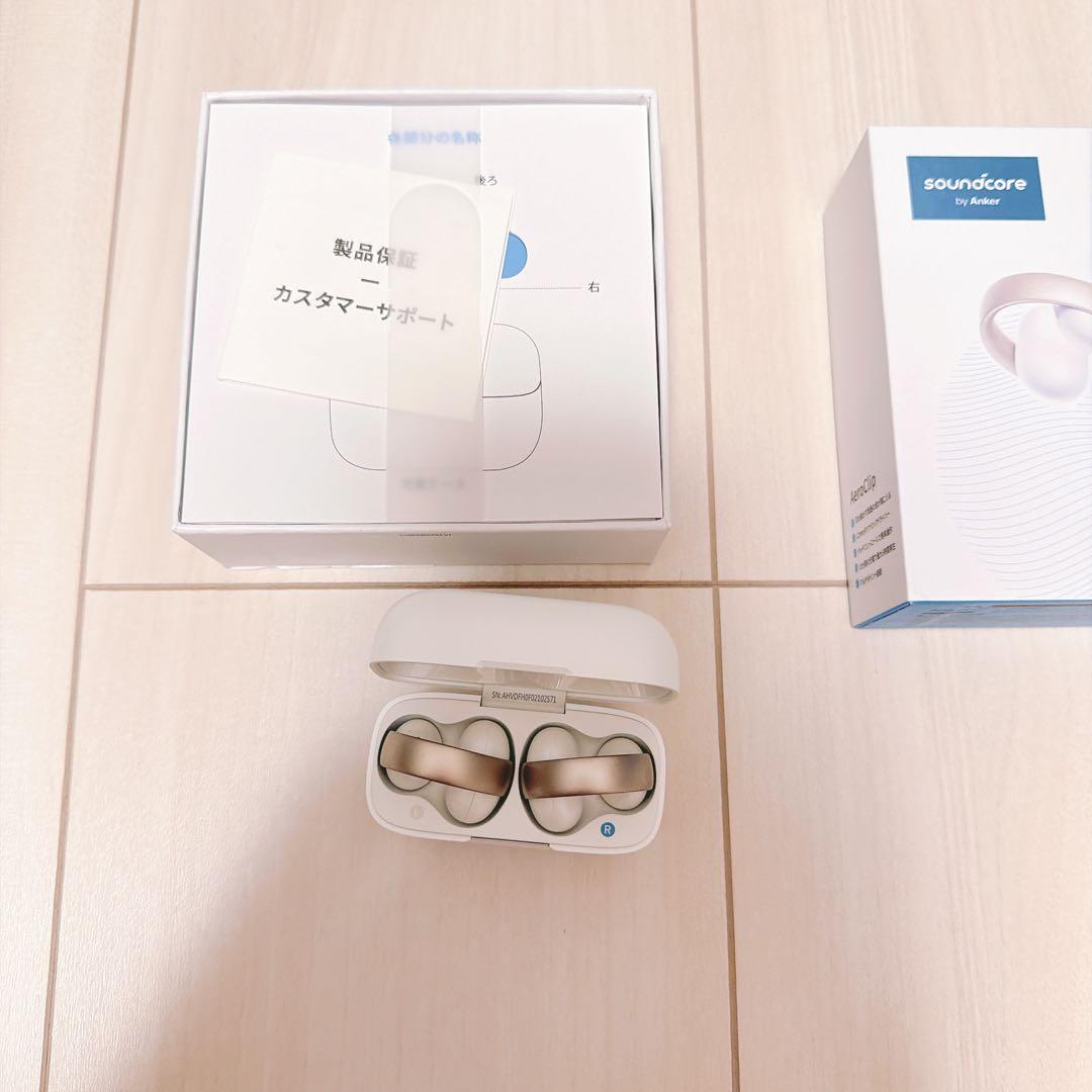 新品未使用soundcore AeroClip ワイヤレスイヤホン
