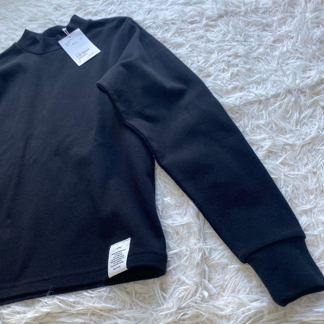 新品タグ付き　HYKE ハイク　ハイネック　ロングカットソー　ブラック　黒