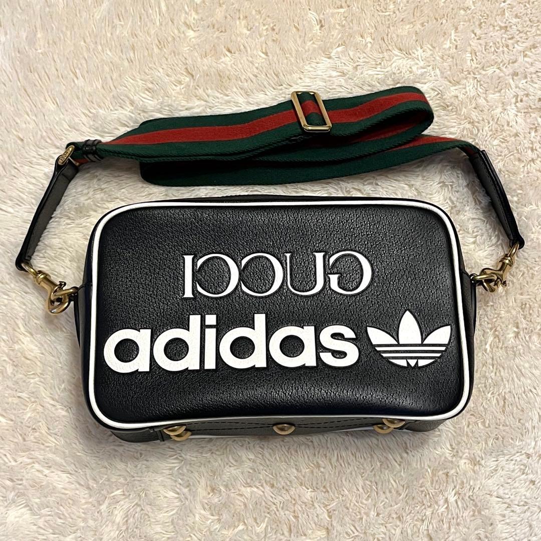 GUCCI adidas コラボショルダーバッグ