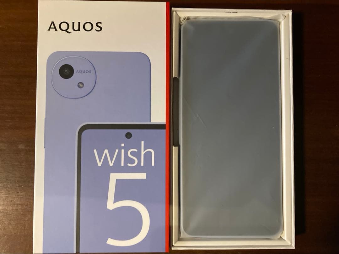 AQUOS wish 5 ライトブルー 本体 ミソラ misora