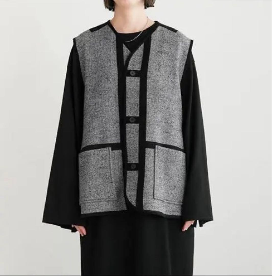 FIRMUM オージーラムウールツィードベスト ウールベスト