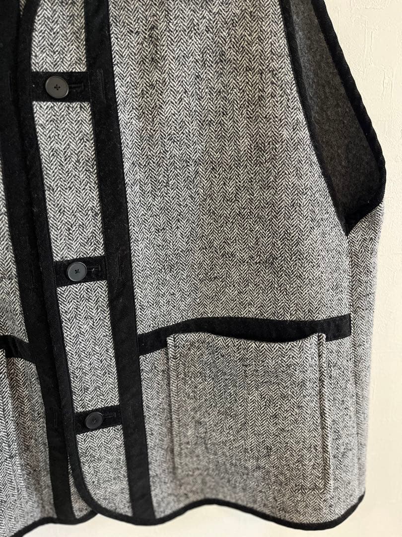 FIRMUM オージーラムウールツィードベスト ウールベスト