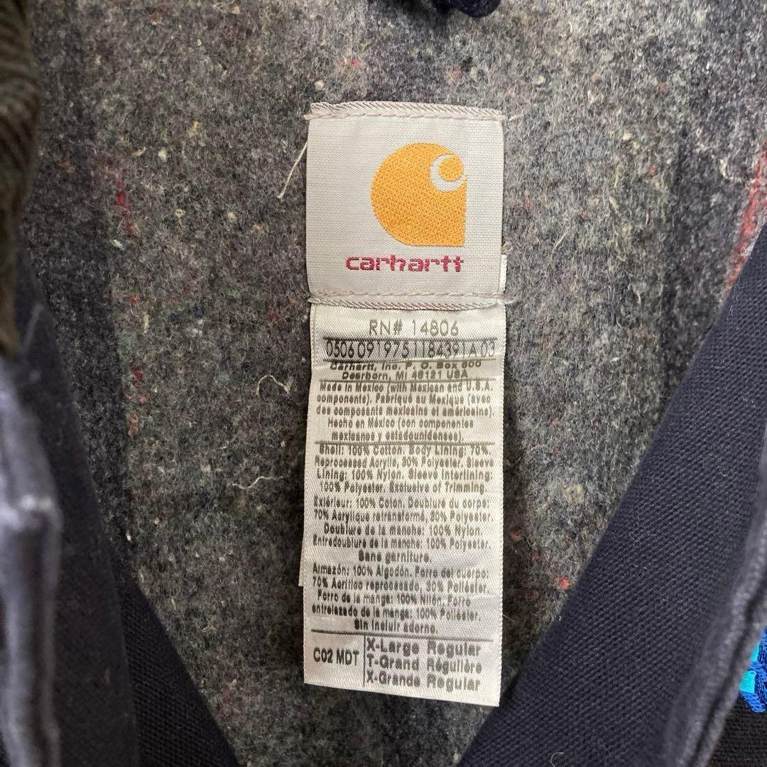 古*ー様 CARHARTTカーハート 裏ブランケットカバーオールジャケット XL