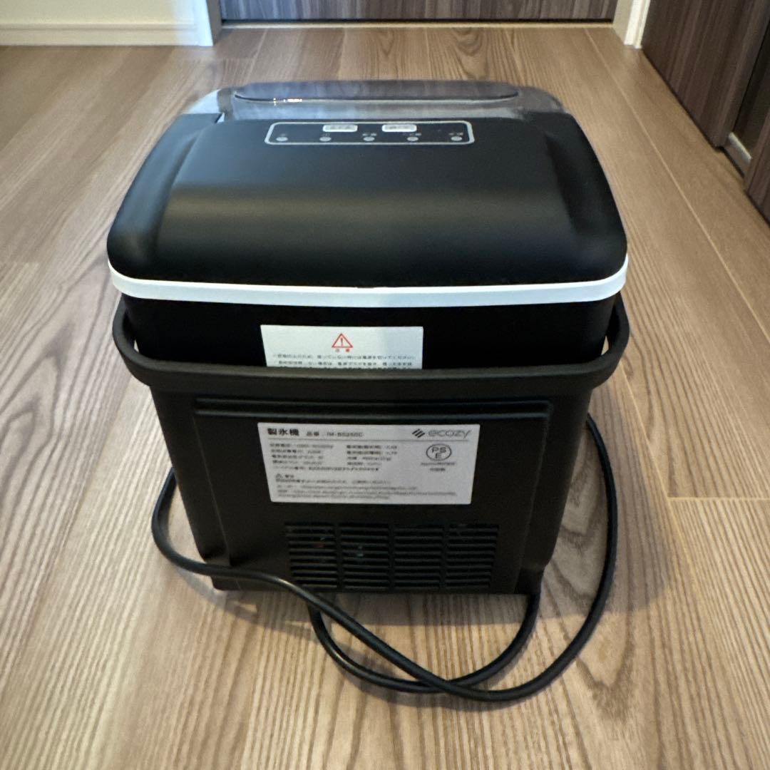 ecozy 製氷機 ブラック IM-BS260C