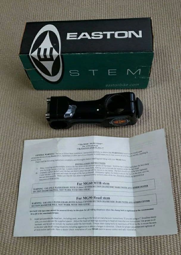 イーストン EASTON Mg60マグネシウム製 ステム