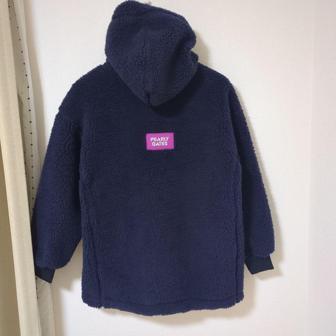 ★美品★PEARLY GATES　裾ドロストシープボアパーカー　サイズ　0