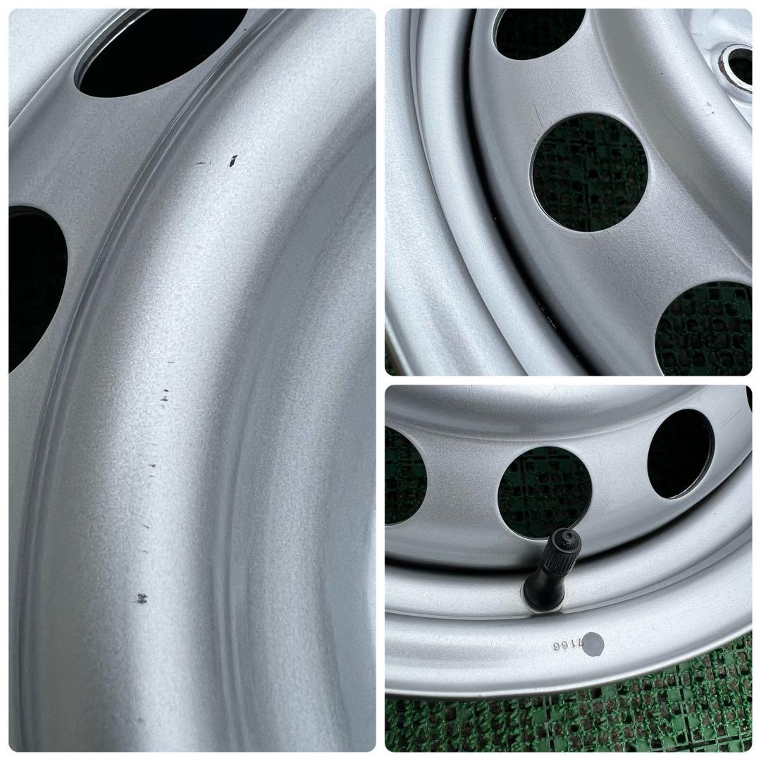 トヨタ純正 プロボックス 14インチスチールホイール シルバー色4本