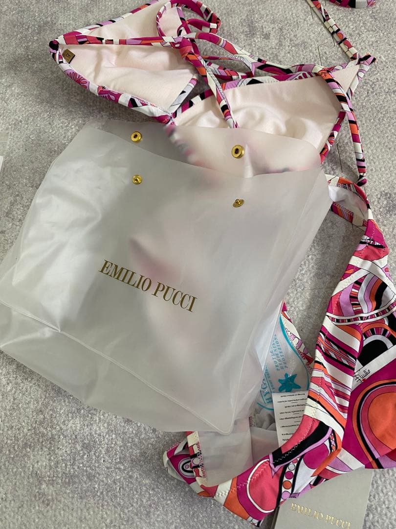 EMILIO PUCCI ビキニ 42 ピンク系・マルチカラー