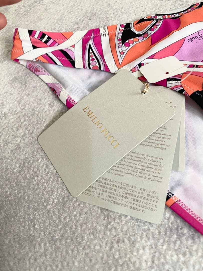 EMILIO PUCCI ビキニ 42 ピンク系・マルチカラー