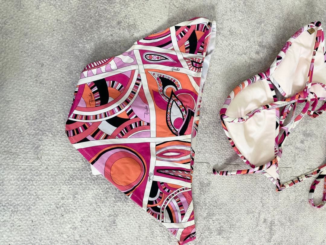 EMILIO PUCCI ビキニ 42 ピンク系・マルチカラー
