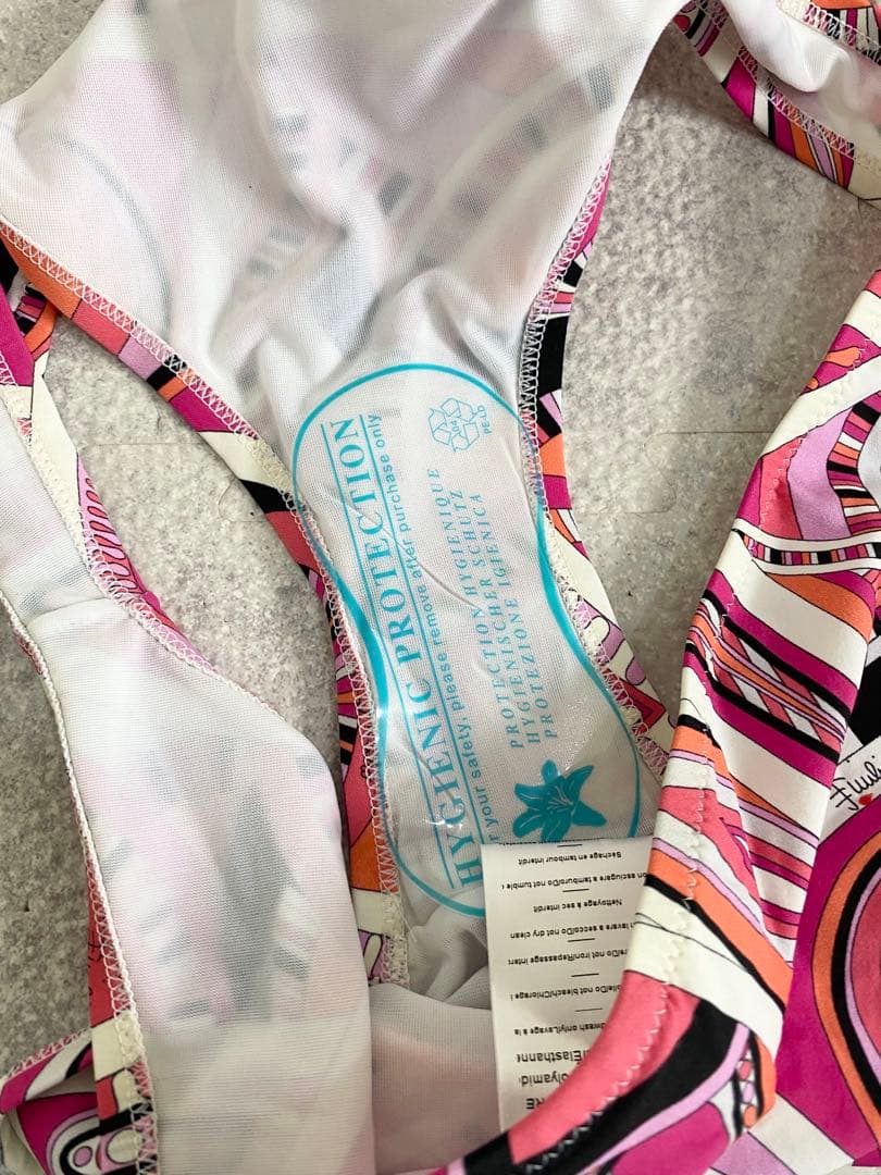 EMILIO PUCCI ビキニ 42 ピンク系・マルチカラー