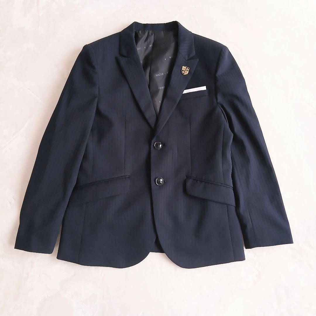 美品　waltz by BEAMS DESIGN 濃紺スーツ 150cm　4点
