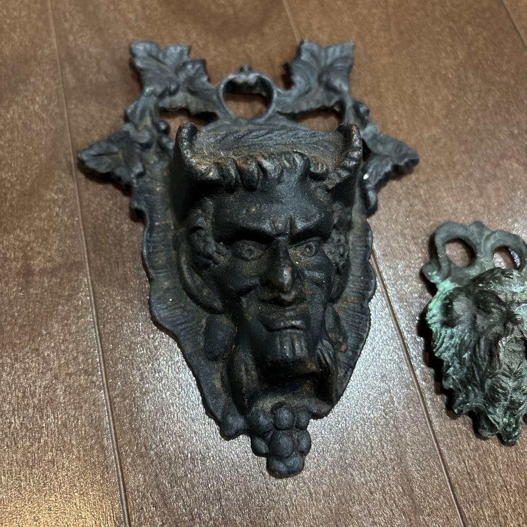 ビンテージ　悪魔　デビル　壁掛けホルダー&ペーパーウェイト