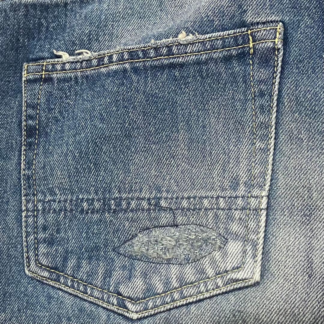 FDMTL ファンダメンタル 刺し子 加工デニム パンツ Fundamental