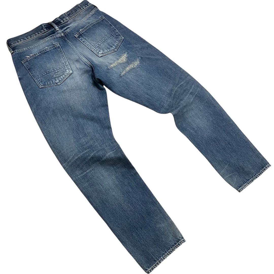 FDMTL ファンダメンタル 刺し子 加工デニム パンツ Fundamental