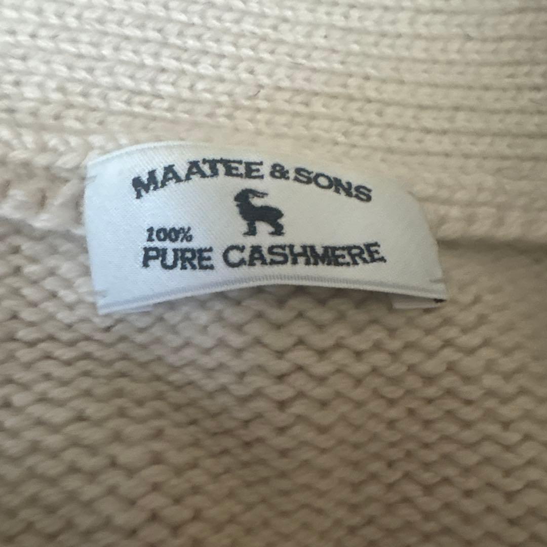 トップス MAATEE&SONS BABY CASHMERE N/B CARDIGAN