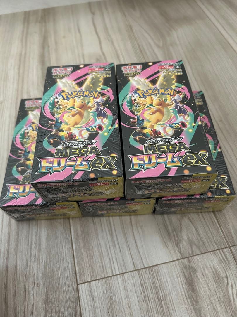 ポケモンカードゲーム メガEX 5箱セット　シュリンク付き