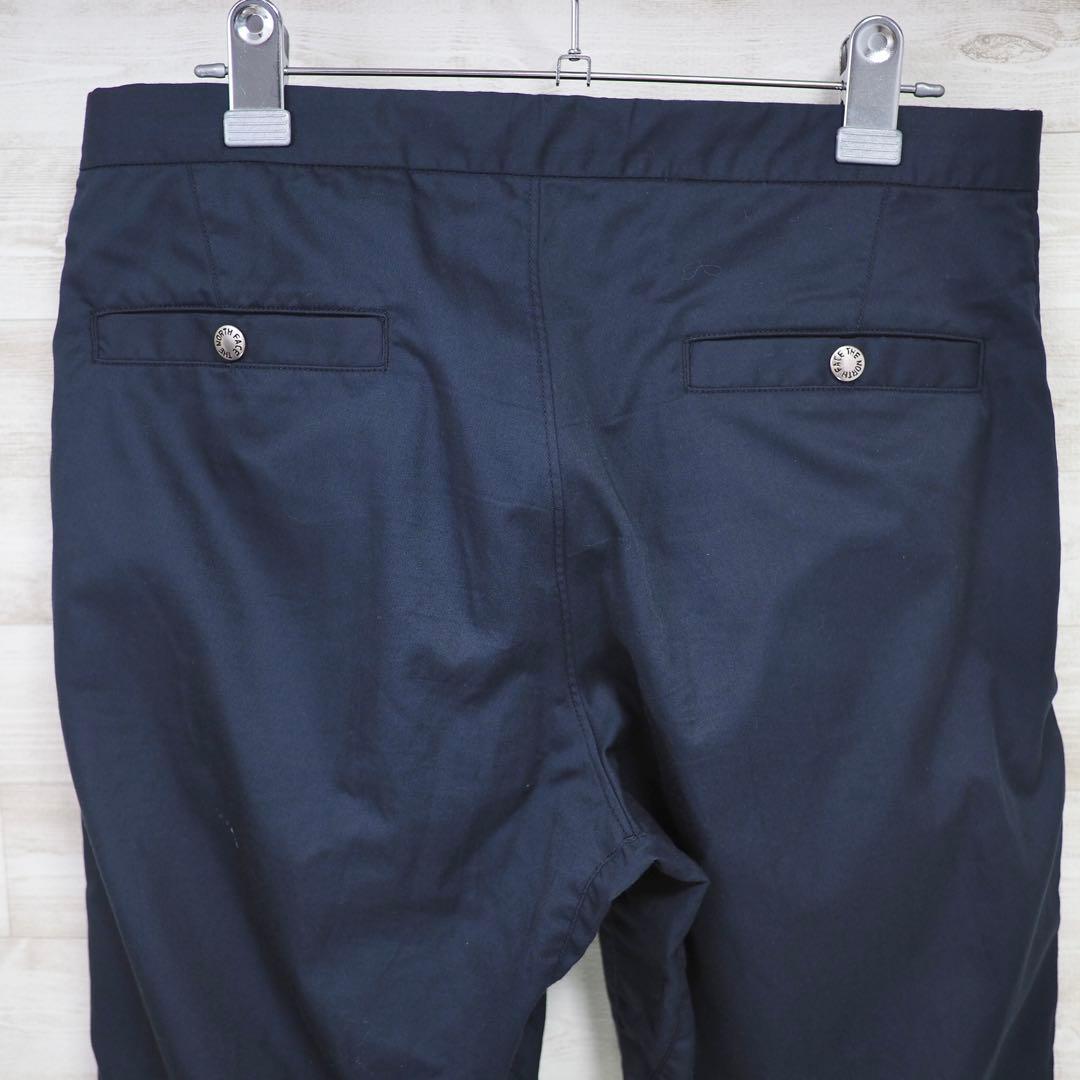 パープルレーベル｜Coolmax ストレッチツイルテーパードパンツ（Nv・32）