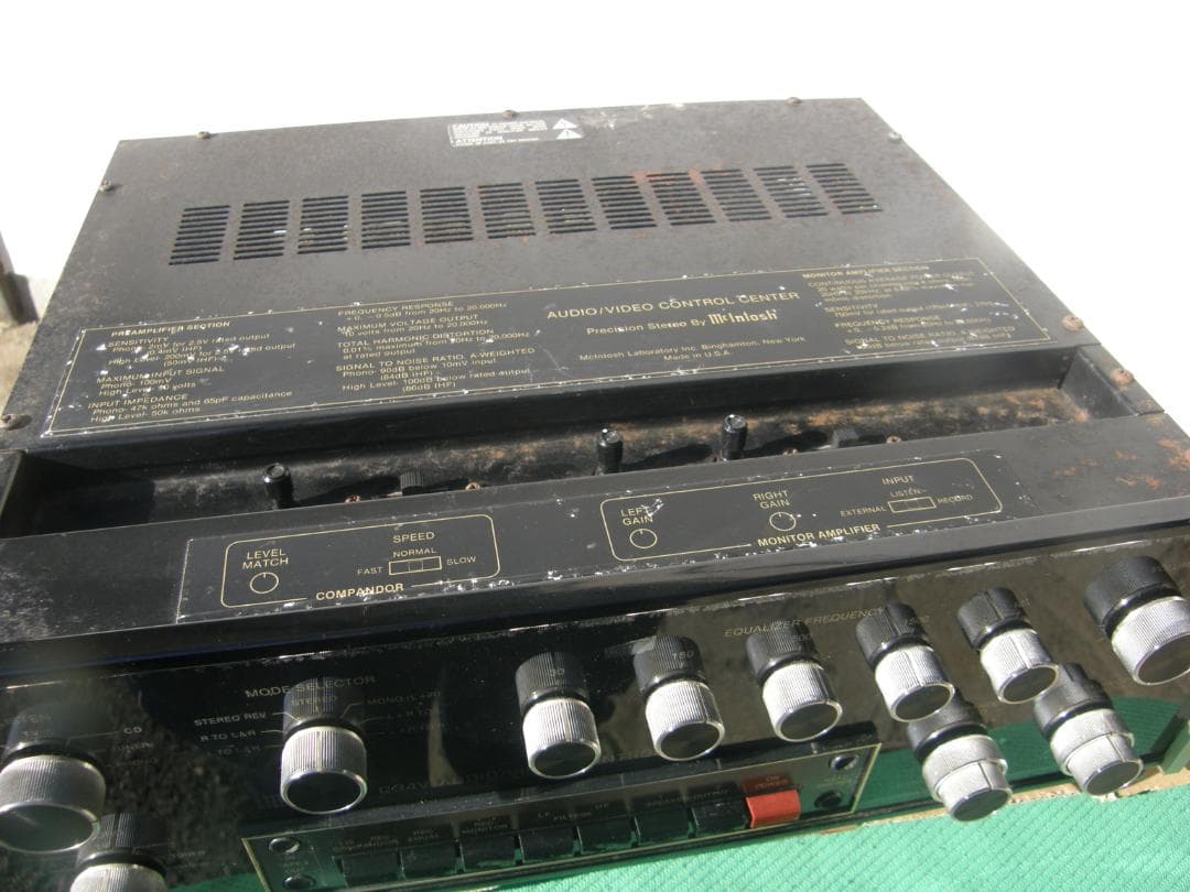 マッキントッシュC34Vプリアンプ中古動作品の出品です❣