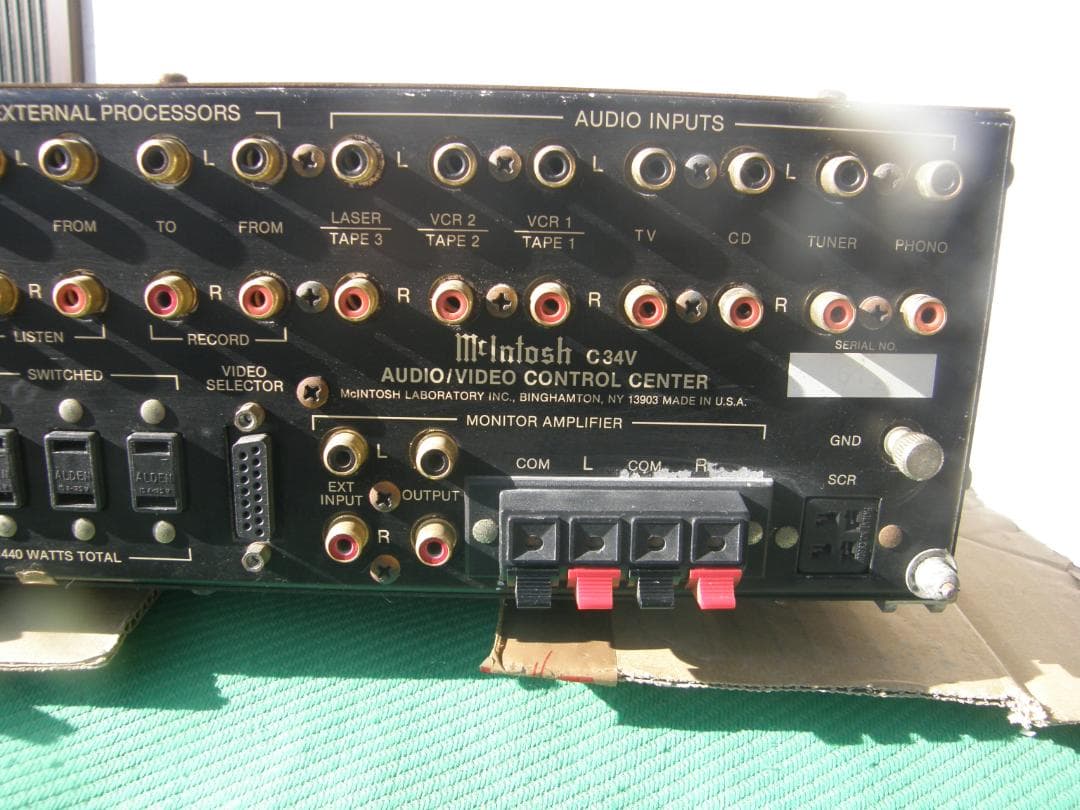 マッキントッシュC34Vプリアンプ中古動作品の出品です❣