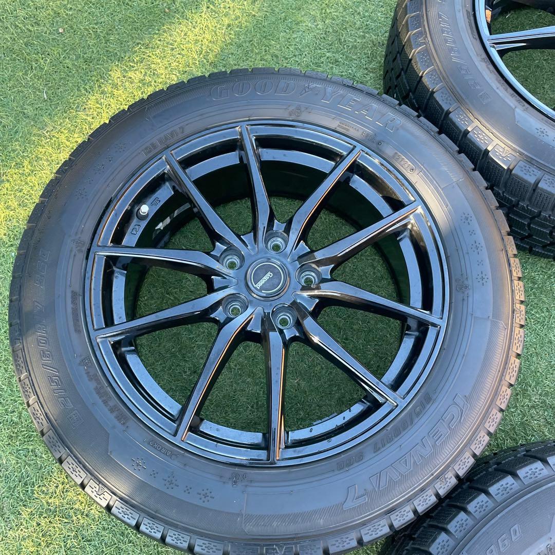 ③215/60R17 スタッドレスタイホイールセット グッドイヤー (3/4)