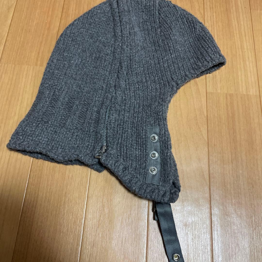 タム　Tamme 23w ウール　アビエーターニット　帽子　パイロットキャップ