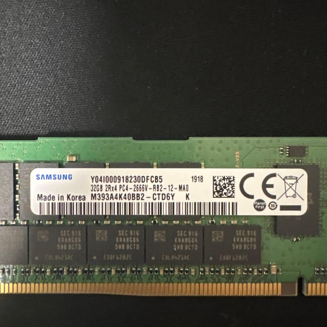 あきべー様　samsung 32GB 2R×4 PC4-2666V2枚