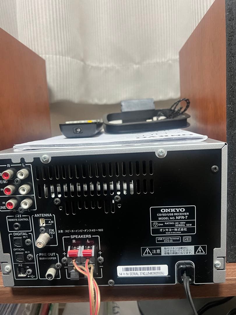【16様】ONKYO X-NFR7 CD/SD/USB Bluetooth機能