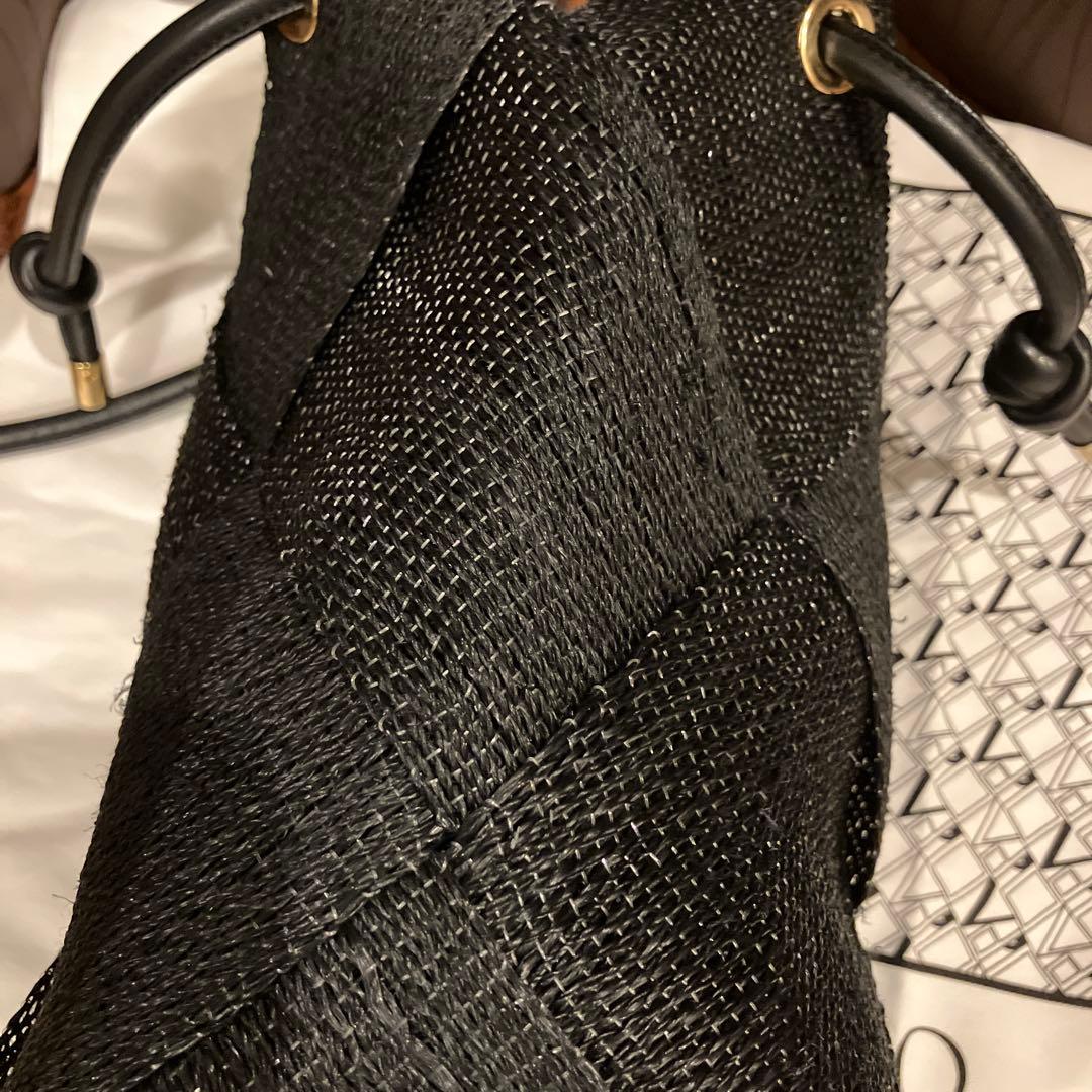 ヴィオラドーロ　かご　バッグ　ブラック　アバカv-8486 MIRO 肩掛け