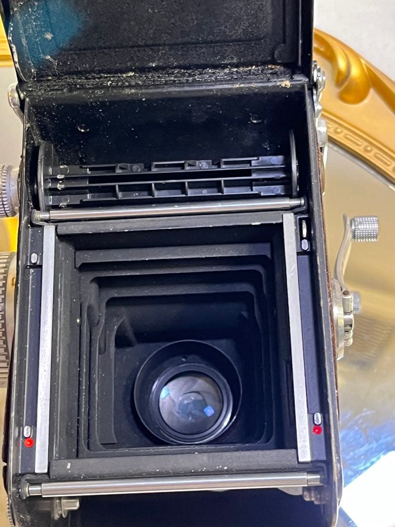 【希少グレー革】Rolleiflex T型 Tessar 75mm f3.5