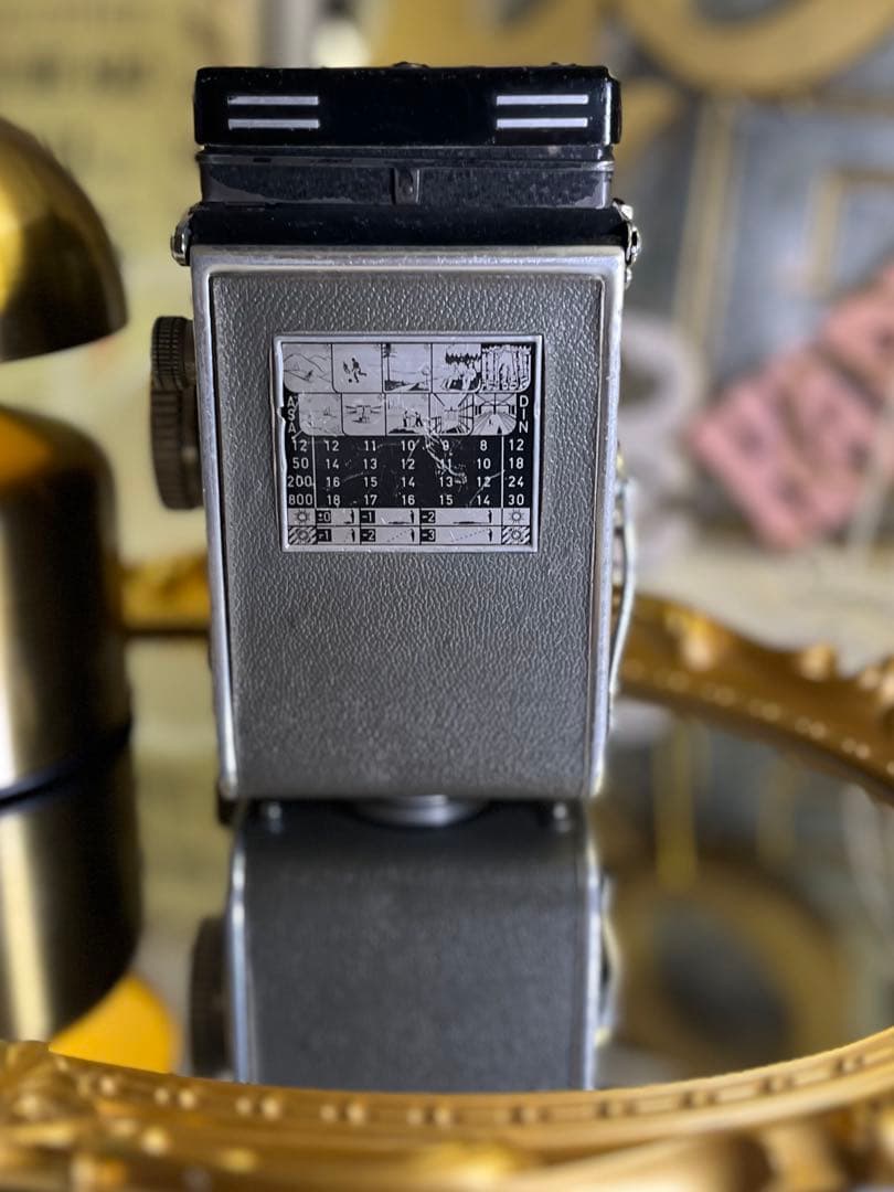 【希少グレー革】Rolleiflex T型 Tessar 75mm f3.5