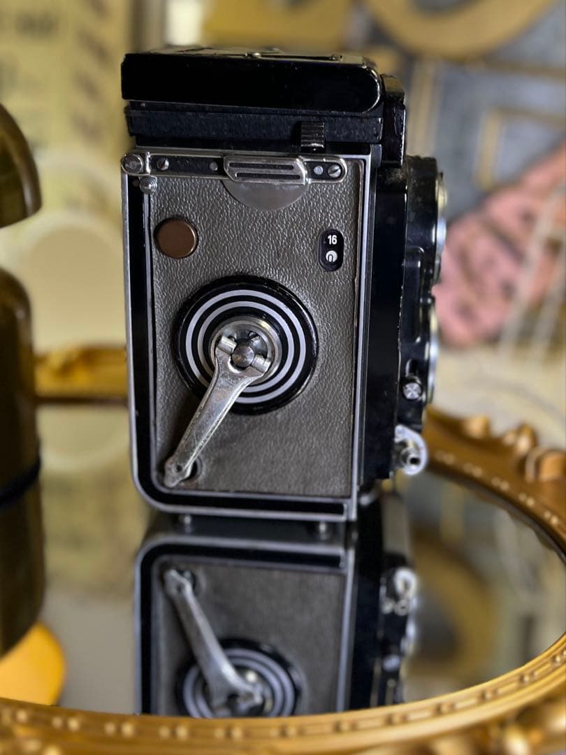 【希少グレー革】Rolleiflex T型 Tessar 75mm f3.5